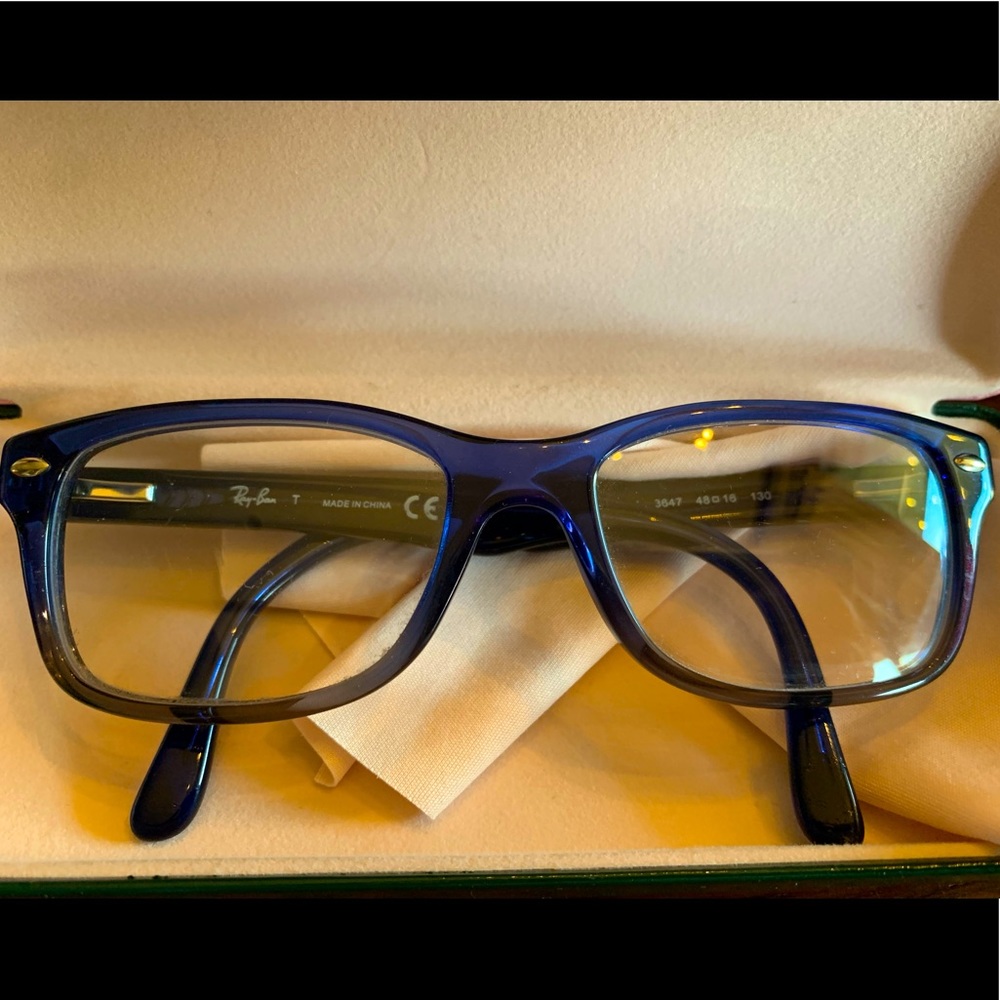 Ombré blue Ray-Ban Glasses